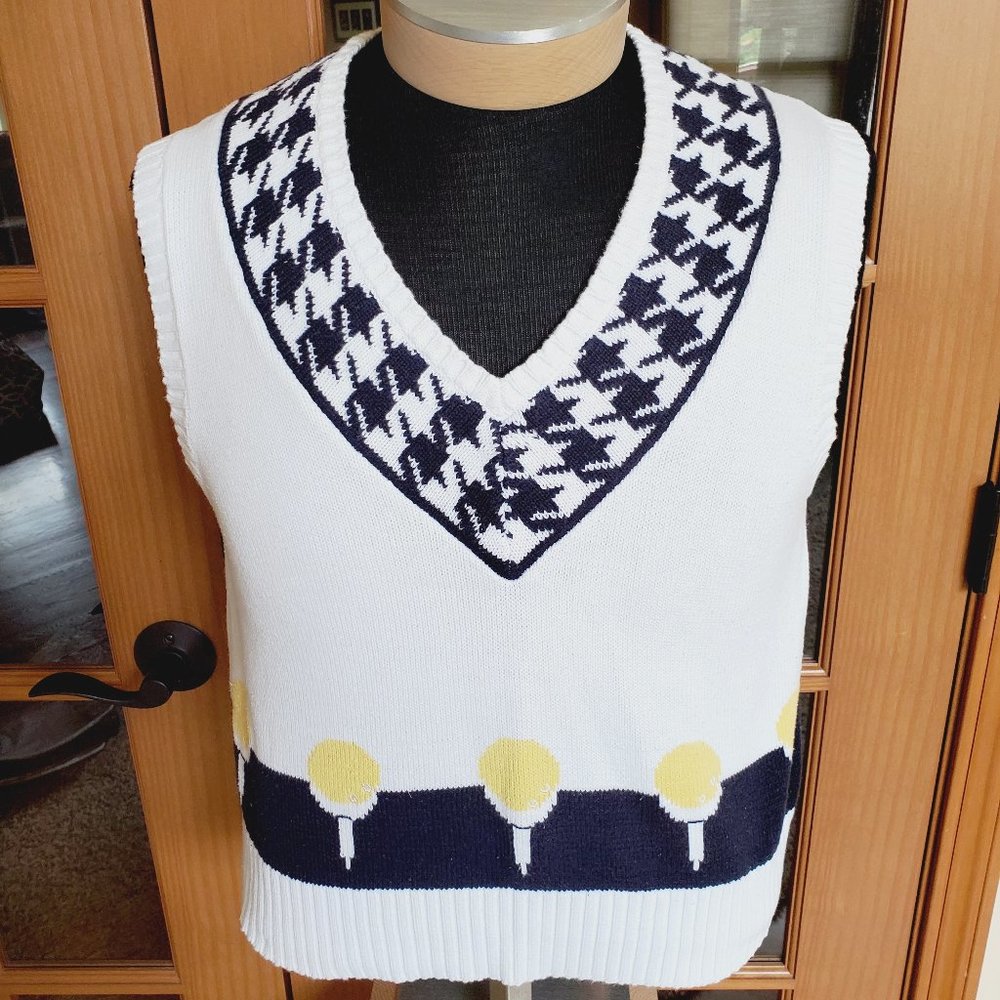 First Tee Women's Size Large V Neck Golf Sweater Vest